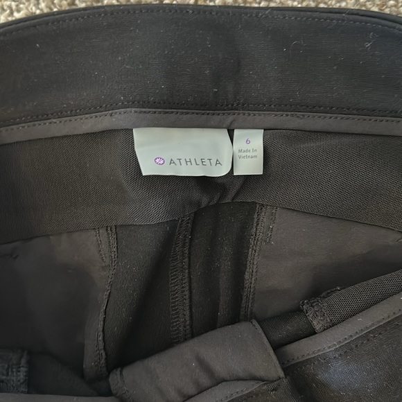 ATHLETA Stellar Knit Crop, Black, Size 6, Like New - Picture 5 of 10